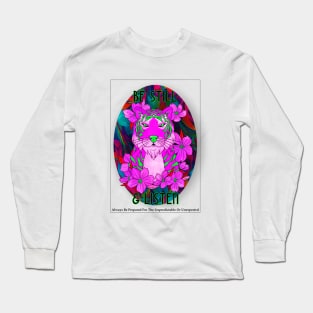 “Be Still & Listen” Neon Tiger Long Sleeve T-Shirt